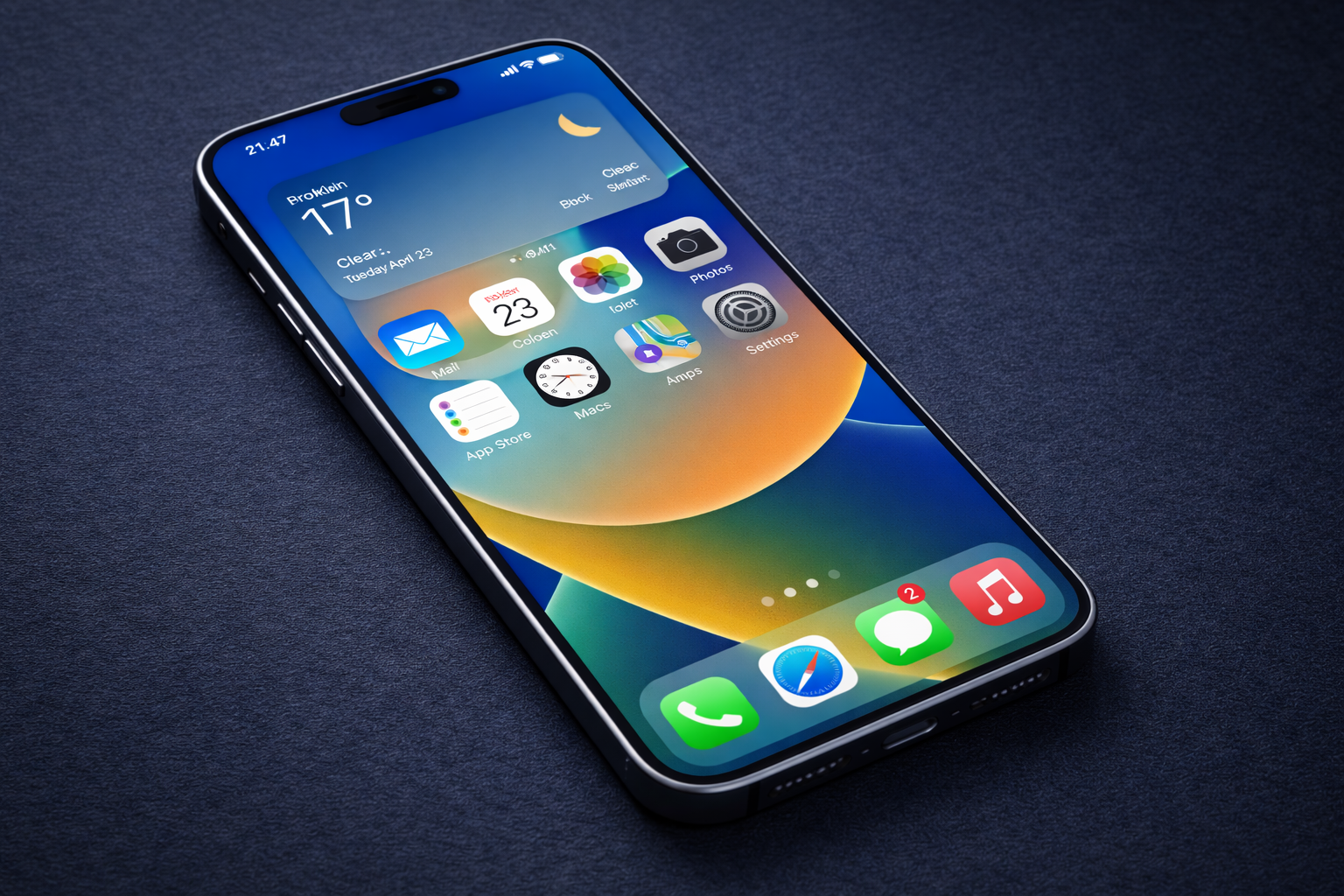 Repariertes Smartphone nach der Reparatur